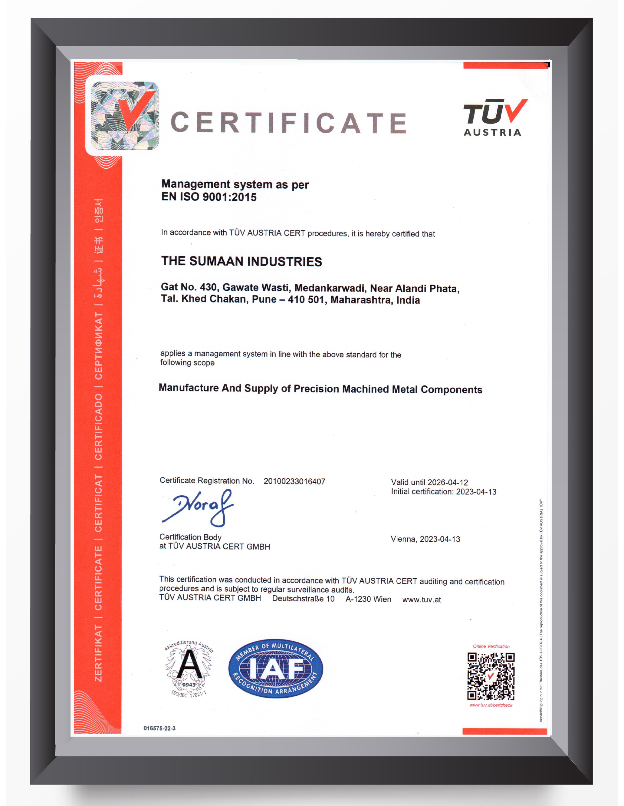 Certificate 2